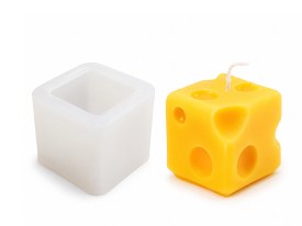 Molde silicona cuadrado de queso
